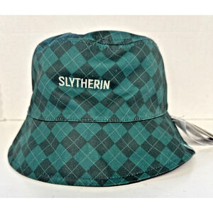 Harry Potter Slytherin Series Double-Sided Reversable Bucket Hat Miniso NWT